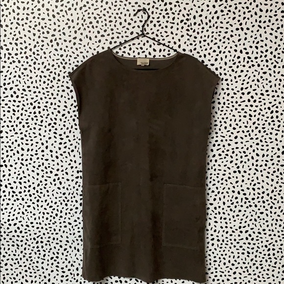Wilfred Dresses & Skirts - Wilfred Free Faux Suede Boxy Shift Dress